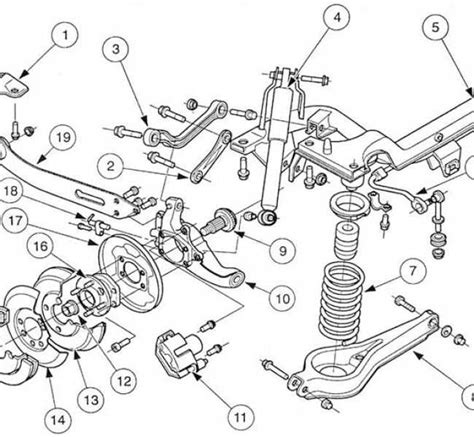 2019 ford focus rear suspension.